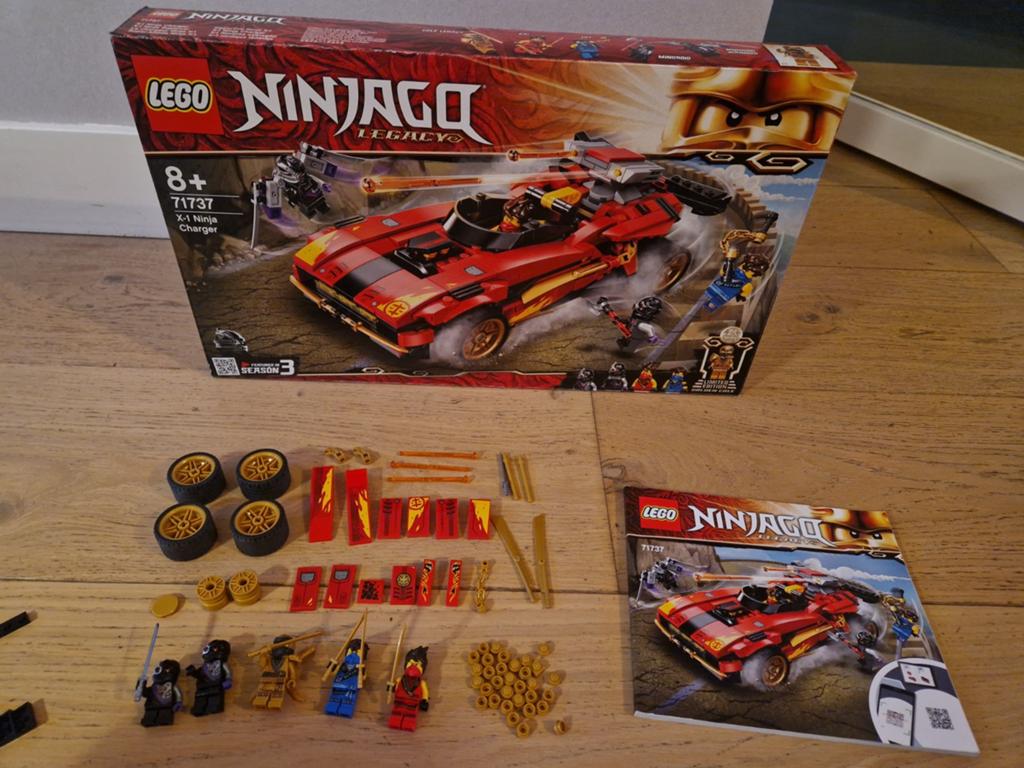 Lego Ninjago 71737 - 99%compleet - doos boekje minifiguurtje, Lego, Ophalen of Verzenden, Zo goed als nieuw, Compleet