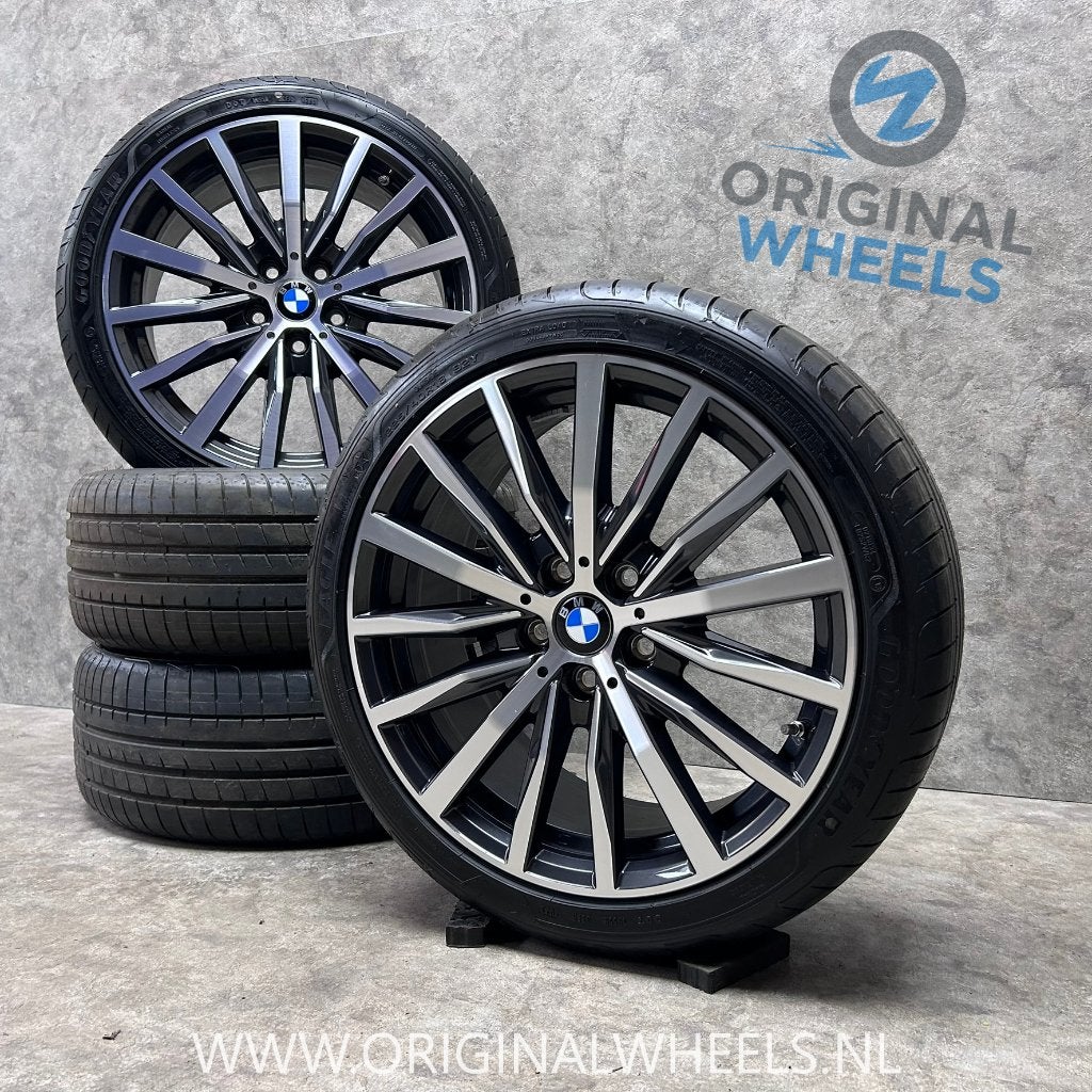 18 inch originele velgen + zomerbanden BMW 1 2 serie 488, 18 inch, Gebruikt, Banden en Velgen, Ophalen of Verzenden