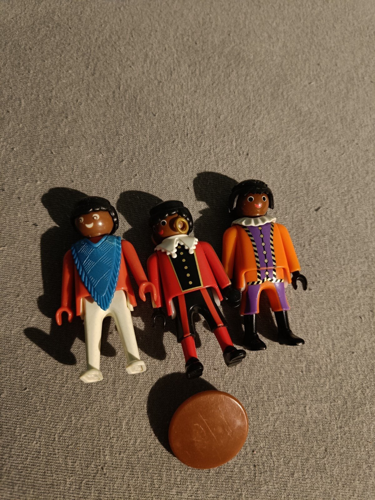 3 playmobil zwarte pieten, Ophalen of Verzenden, Zo goed als nieuw