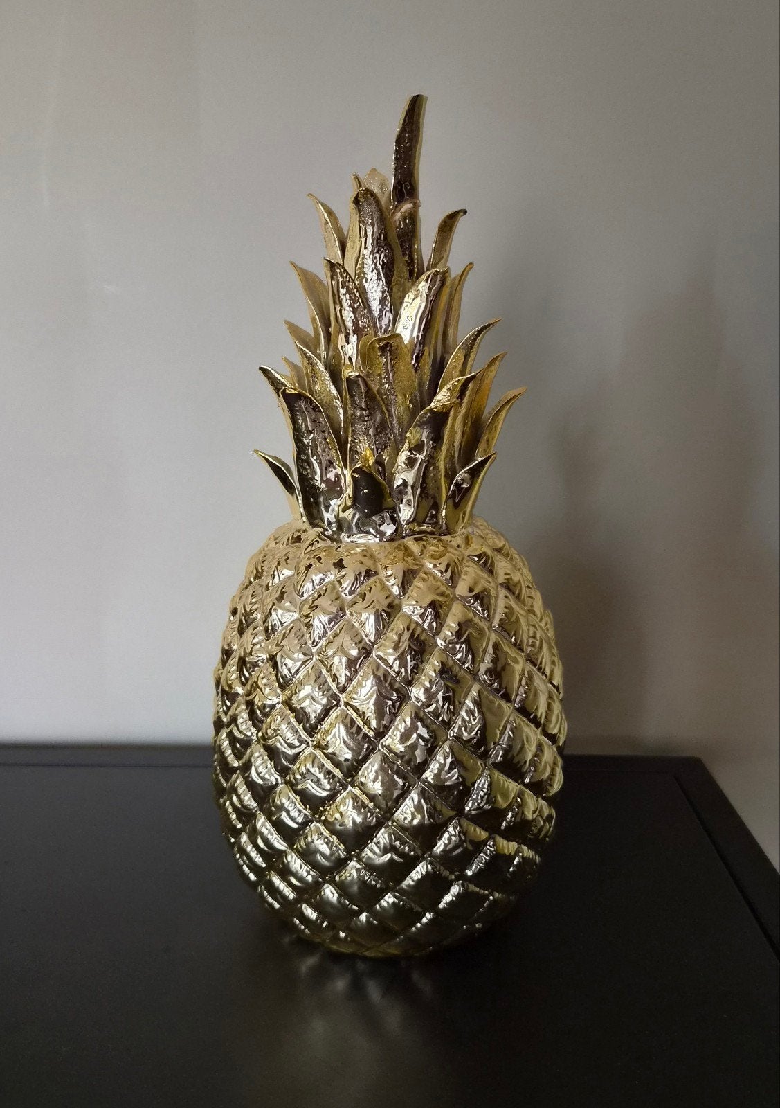 Pols Potten Gold Pineapple (Gouden Ananas), Ophalen, Gebruikt, Goud