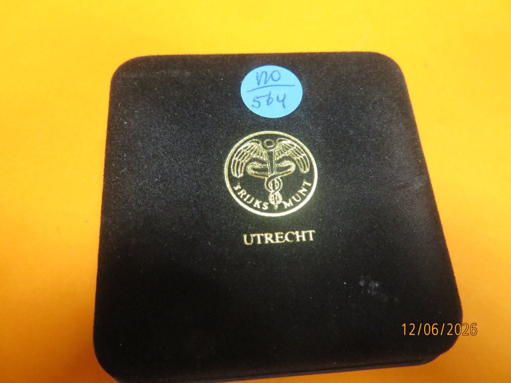 No.564- Dubbele Gouden Dukaat 1989 Proof, Koningin Beatrix, Losse munt, Zilver, Overige waardes