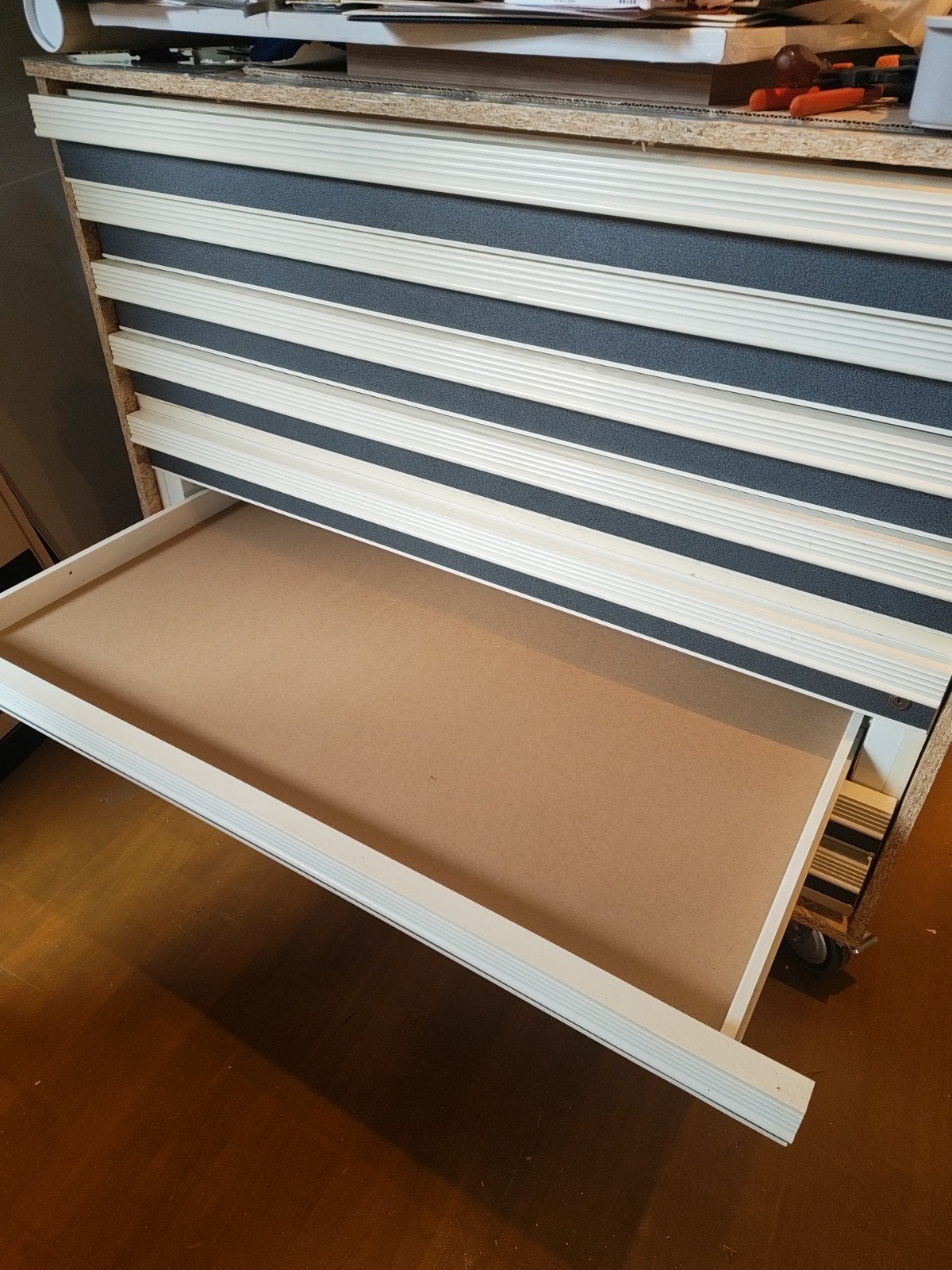architectenkast/ tekeningenkast A1-ladekast, Ophalen, 100 tot 150 cm, 5 laden of meer, 75 cm of meer