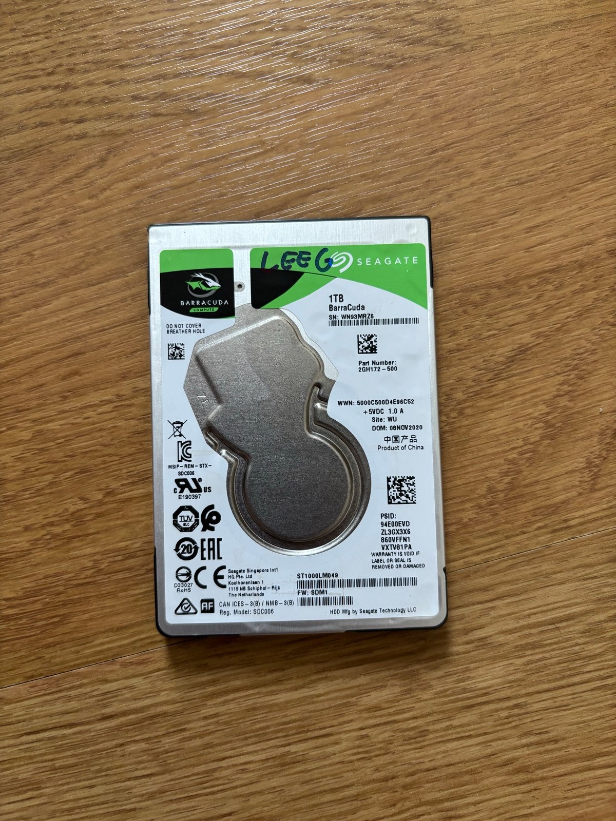 Seagate 1TB HDD (alleen HDD), Intern, Gebruikt, Server, Ophalen of Verzenden