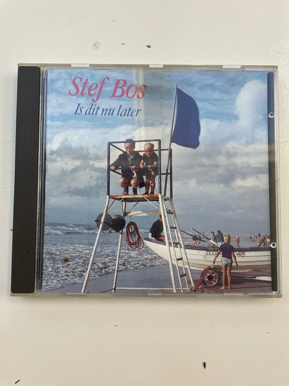 Stef Bos - Is dit nu later CD (1990), Ophalen of Verzenden, Zo goed als nieuw, Inclusief boekje, Pop