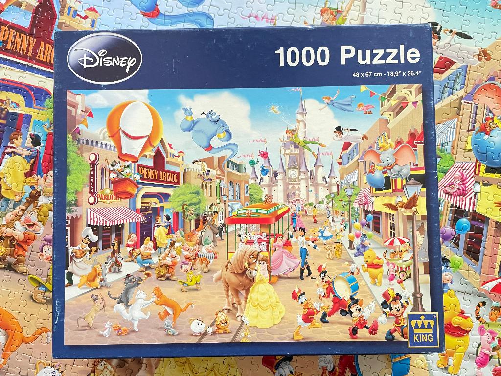 Disney Puzzel 1000 Stukjes 3, Ophalen of Verzenden, 500 t/m 1500 stukjes, Zo goed als nieuw, Legpuzzel