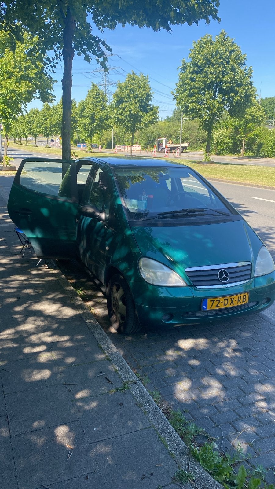 Mercedes-Benz A-Klasse 1.6 A160 Classic 2000 Groen, Voorwielaandrijving, 40 €/maand, 4 cilinders, 400 kg
