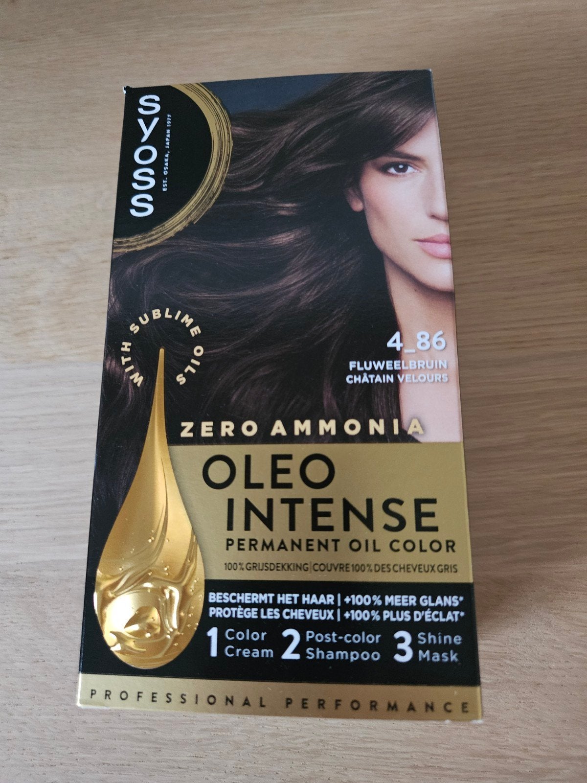 Syoss Oleo Intense Haarverf 4_86 Fluweelbruin, Ophalen of Verzenden