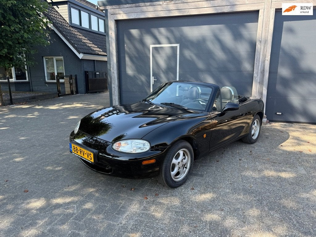 Mazda MX-5 1.6i, Auto's, Euro 2, Zwart, 4 cilinders, Cabriolet