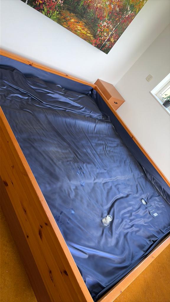 Gratis waterbed, Huis en Inrichting, Ophalen, Gebruikt, Eenpersoons, 210 cm