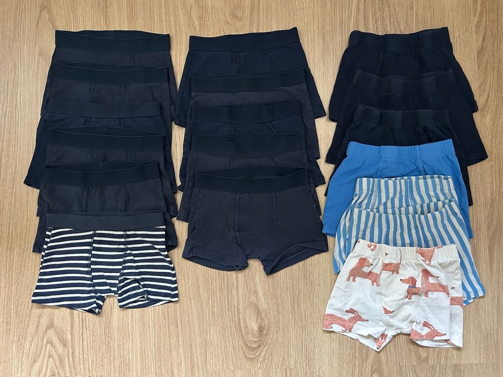Grote set jongens boxershorts HEMA maat 122 (18 stuks), Nacht- of Onderkleding, Gebruikt, Ophalen of Verzenden, Hema