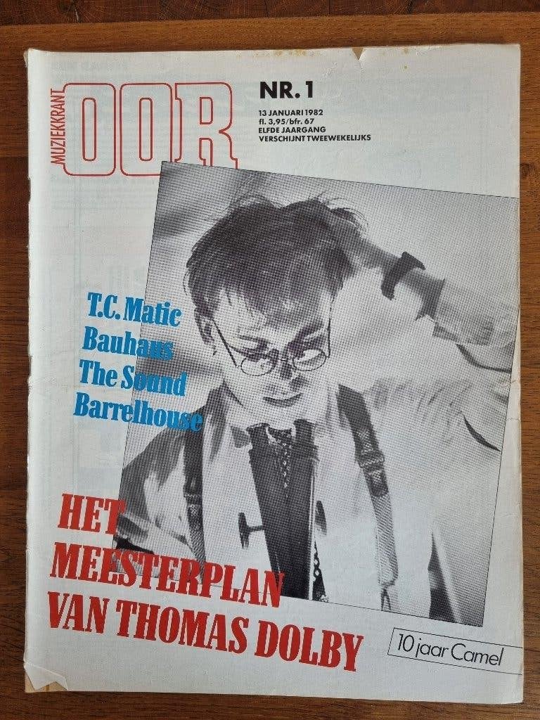Muziekkrant Oor jaargang 1982 Cave Bush Jagger Sylvian, Boeken, Ophalen of Verzenden, Gelezen, Muziek, Film of Tv