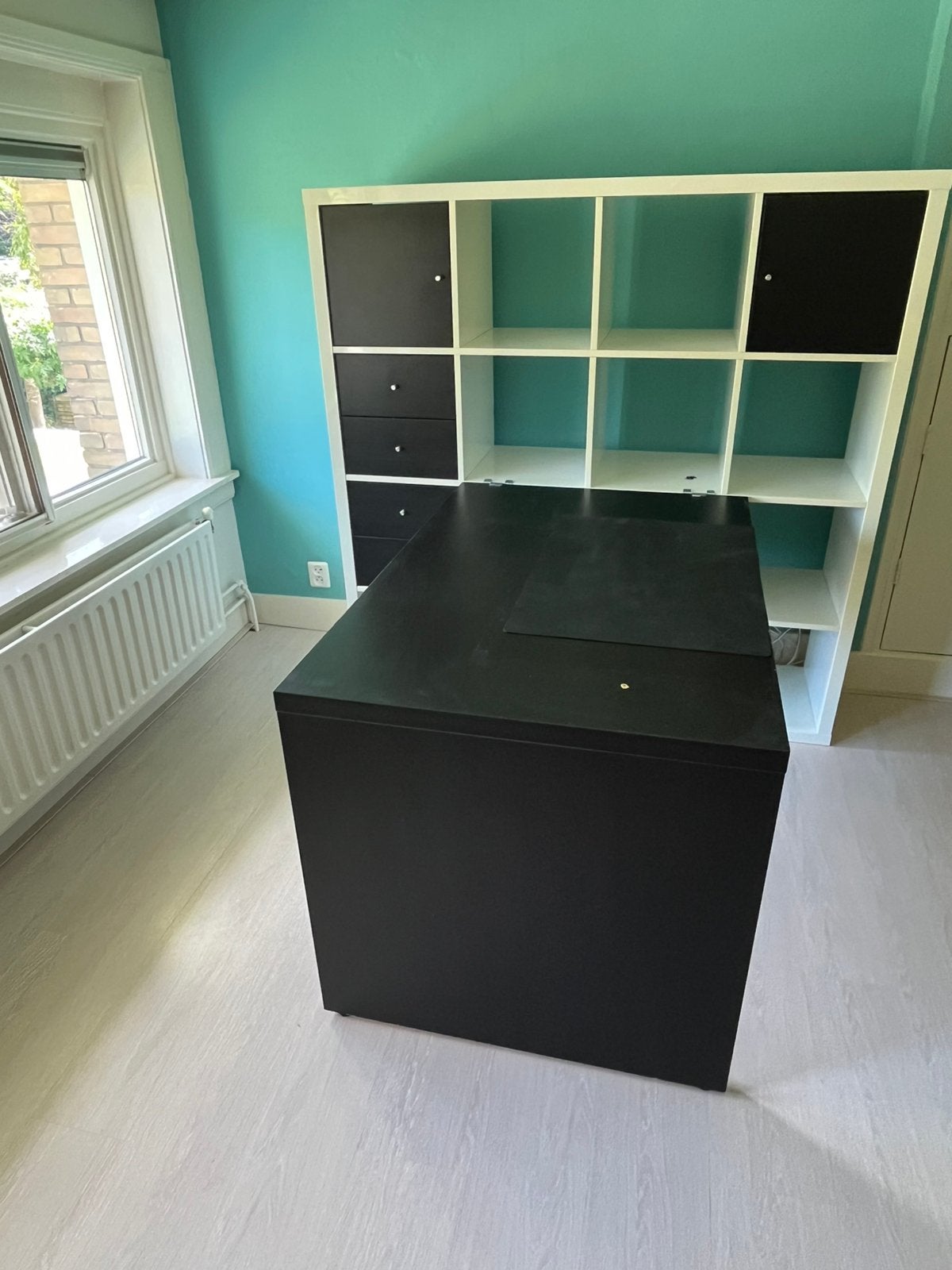 Kallax bureau - kast combinatie van IKea, Ophalen, Gebruikt, Scandinavisch, IKEA