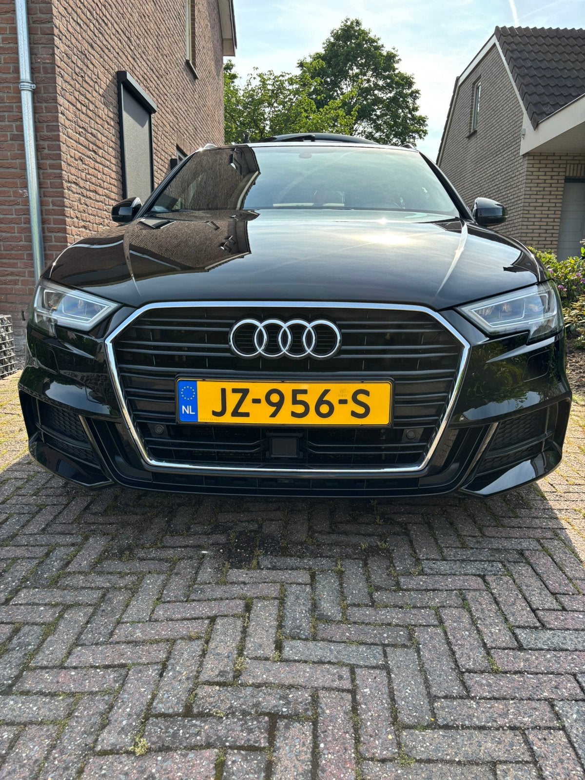 Audi A3 1.4 Tfsi 110KW SB S-tronic 2016 Zwart, 4 cilinders, 150 pk, Leder en Stof, Zwart