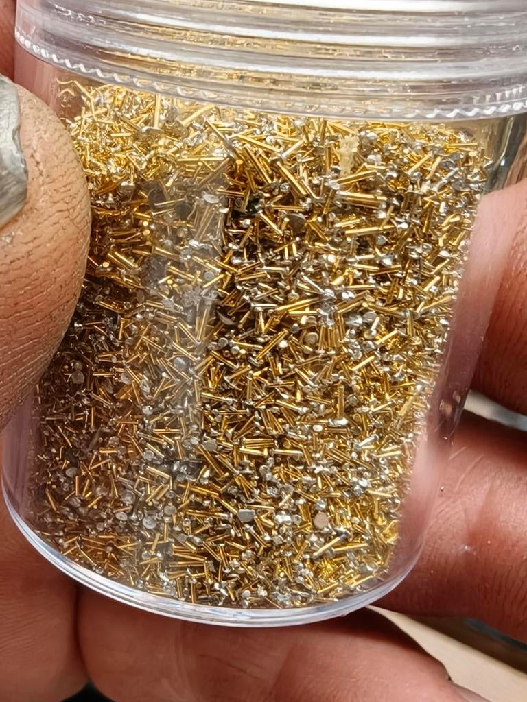 Goud recycling Processor pinnetjes, Hobby en Vrije tijd, Kralen en Sieraden maken, Verzenden, Gebruikt, Overige typen