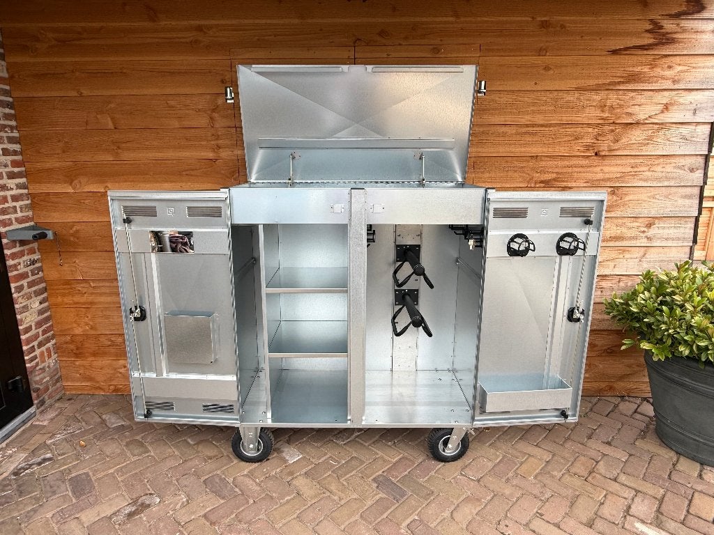 Luxe Verrijdbare Concourskast / Zadelkast met Deksel! new, Dieren en Toebehoren, Paarden en Pony's | Overige Paardenspullen, Ophalen of Verzenden