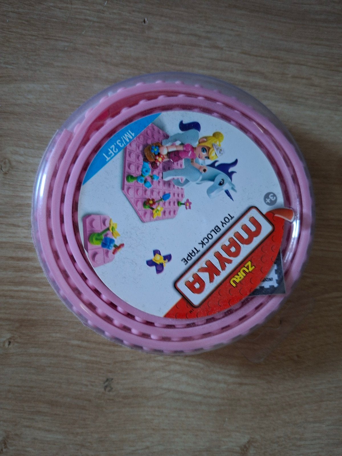 Mayka Toy Block Tape - Roze 1m/3.2ft, Ophalen of Verzenden, Nieuw