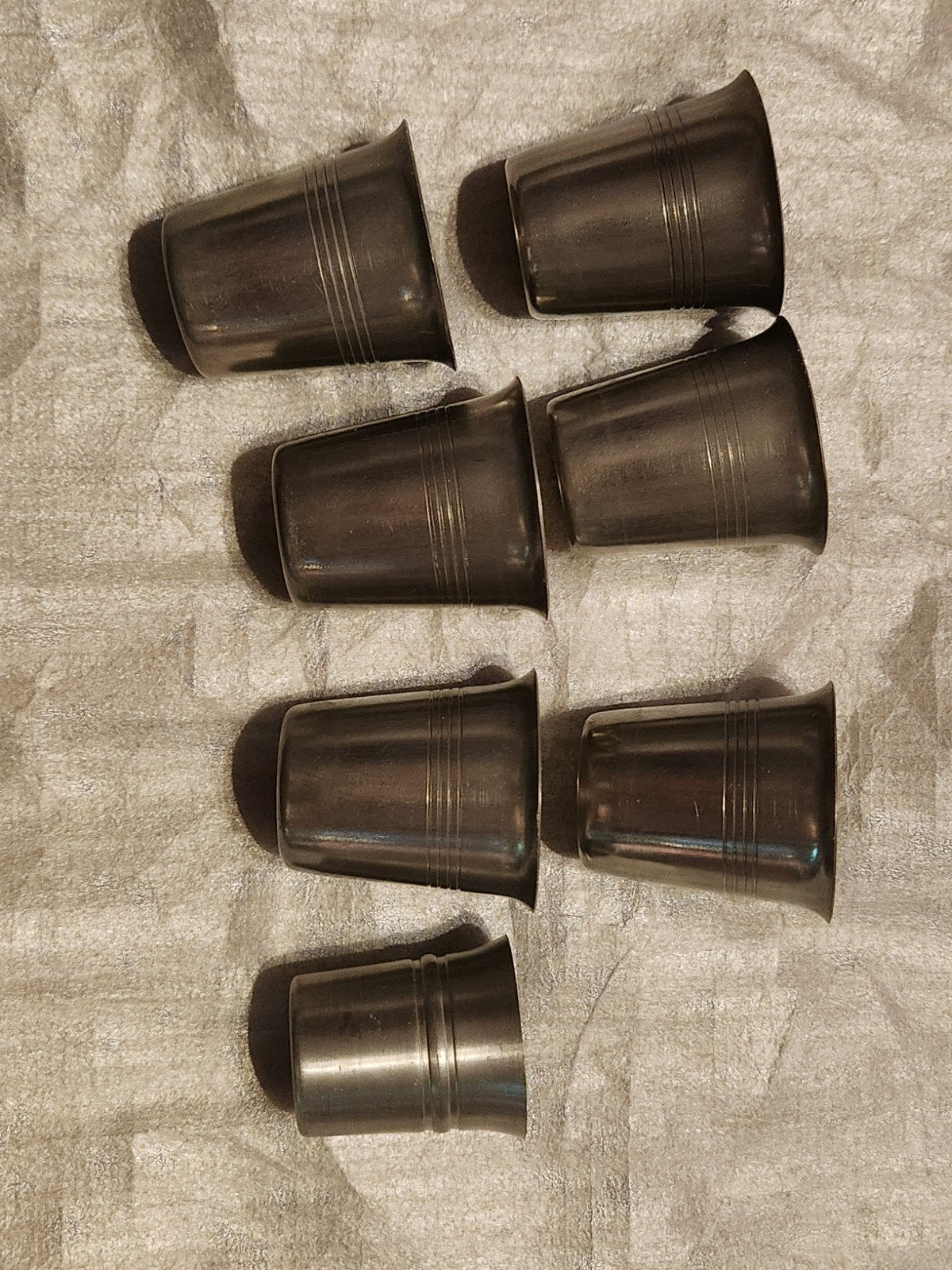 ​Vintage WMF Tinnen Borrelglaasjes Set – Reinzinn, Ophalen