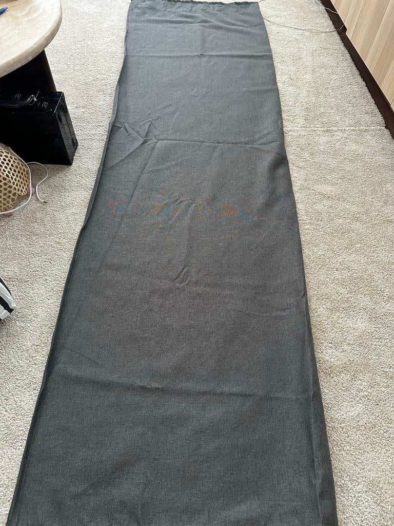 2x IKEA Gordijnen ANNAKAJSA Donkergrijs 145x250cm Z.G.A.N., Huis en Inrichting, Ophalen, 100 tot 150 cm, 200 cm of meer, Zo goed als nieuw