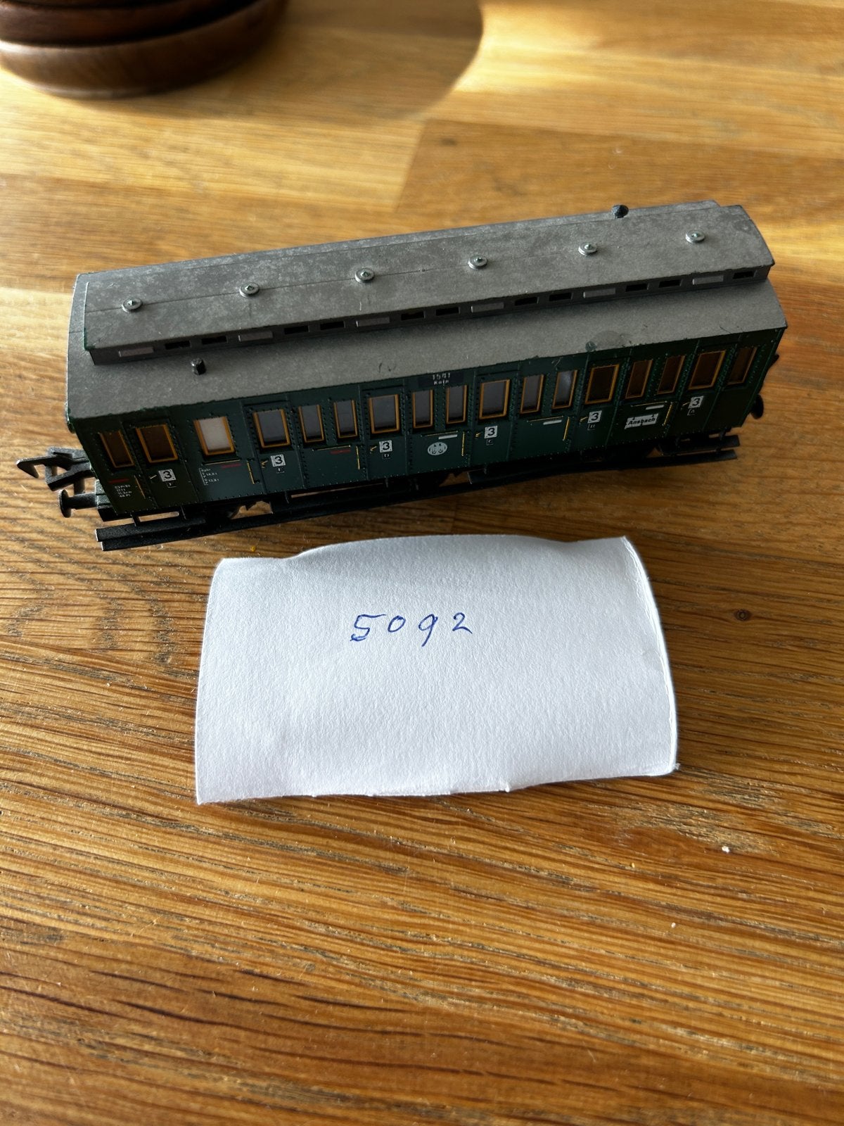 Fleischmann H0 Personenrijtuig DRG 3e klasse groen (5092), Verzenden, Gebruikt, Wagon, Fleischmann