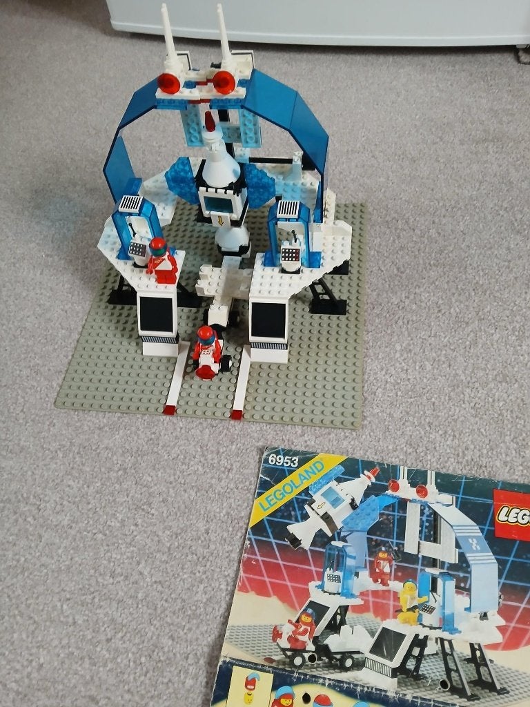lego space 6953 vintage van legoland., Ophalen, Gebruikt, Lego, Compleet