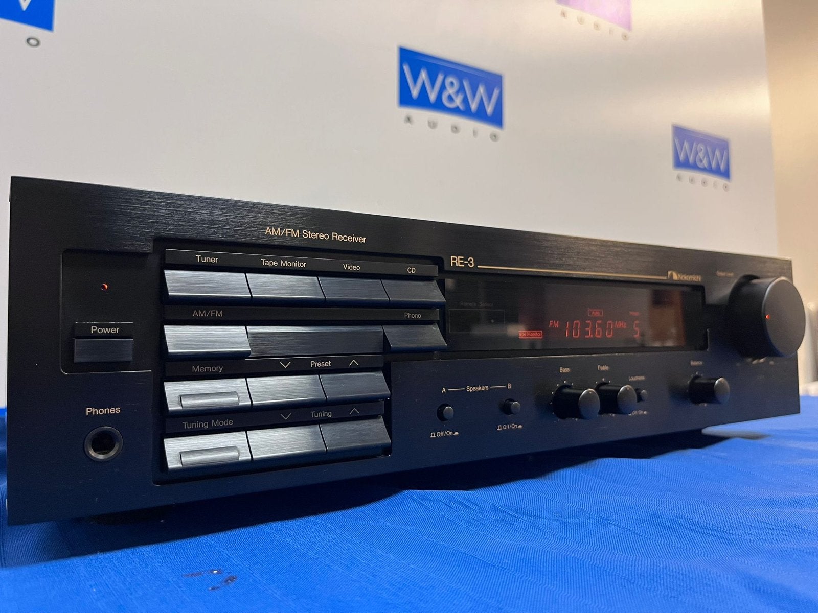 Nakamichi RE-3 Stereo Receiver met afstandsbediening, Overige merken, Gebruikt, ., Ophalen of Verzenden