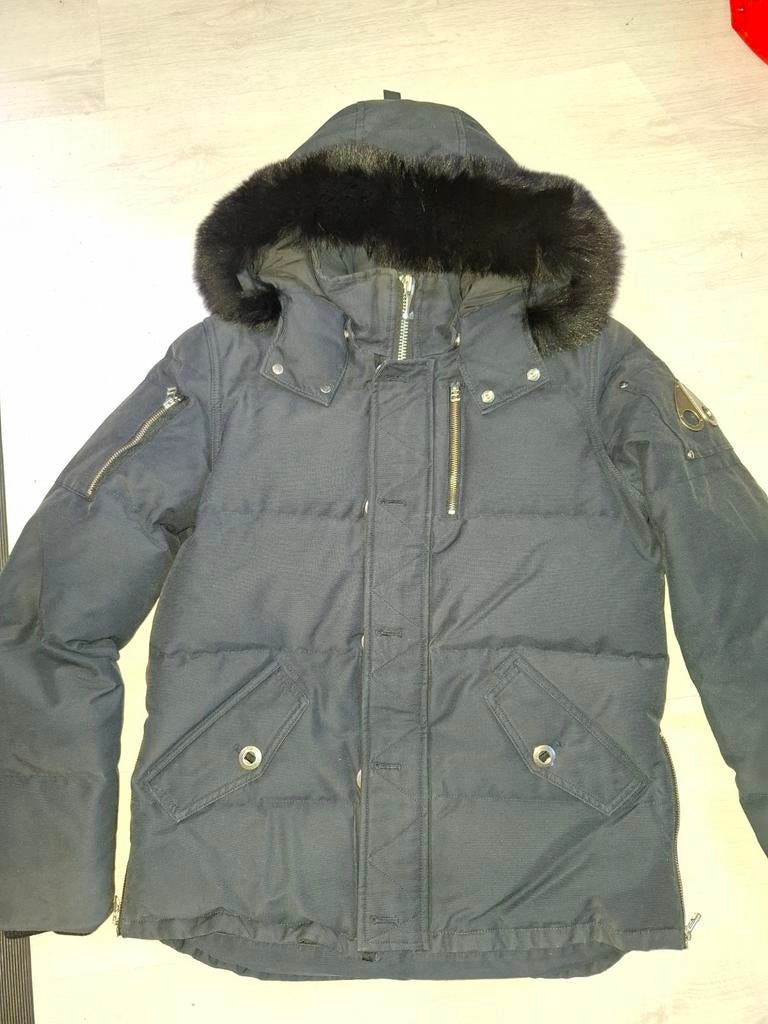 Moose Knuckles Winterjas met Bontkraag - Maat m, Maat 48/50 (M), Zwart, Moose knuckles, Ophalen of Verzenden