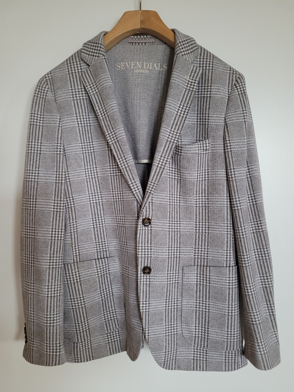 Casual Chique ruit kolbert "Seven Dials" mt52, Ophalen of Verzenden, Zo goed als nieuw, Maat 52/54 (L)