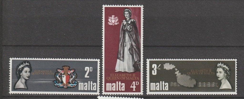 TSS Kavel 340075 Malta   pf minr 367-369, Ophalen, Malta, Postfris