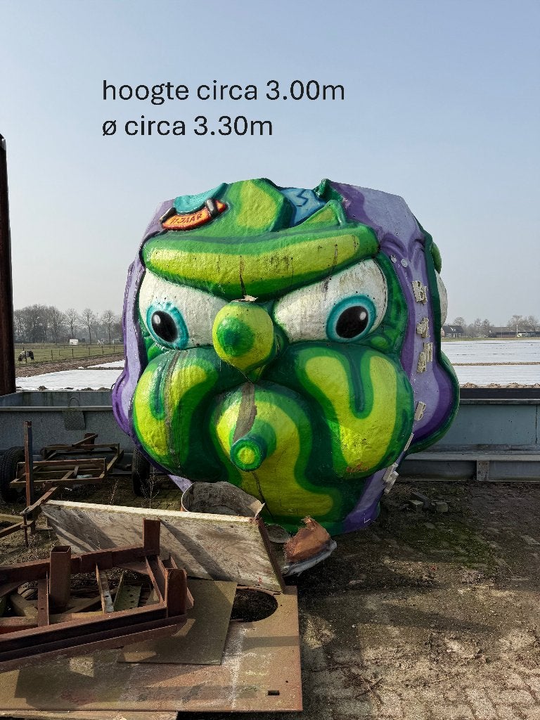 polyester carnavalswagen poppen, Hobby en Vrije tijd, Feestartikelen, Ophalen, Gebruikt, Feestartikel, Carnaval