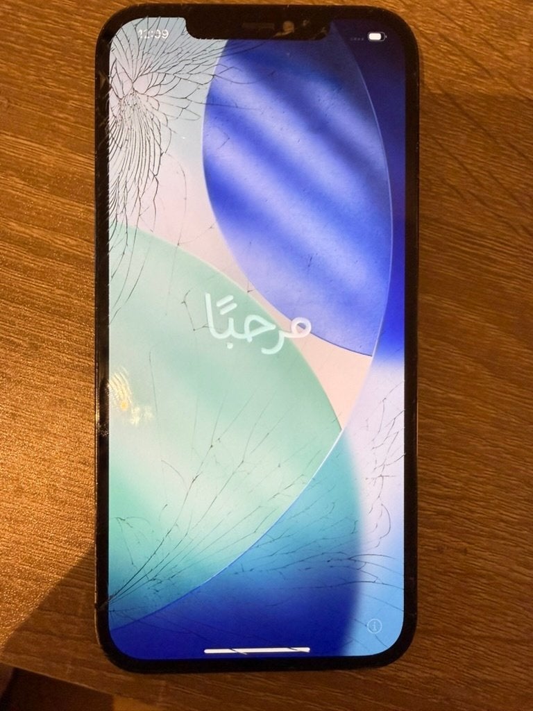 iPhone 12 Pro Max 128GB – defect, voor onderdelen, Blauw, 78 %, Zonder simlock, Zonder abonnement