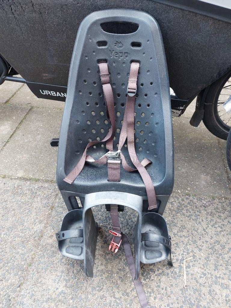 Yepp Fietsstoeltje Achterzitje - Zwart, Fietsen en Brommers, Fietsaccessoires | Fietsstoeltjes, Ophalen, Achterzitje, Yepp, 9 t/m 36 kg