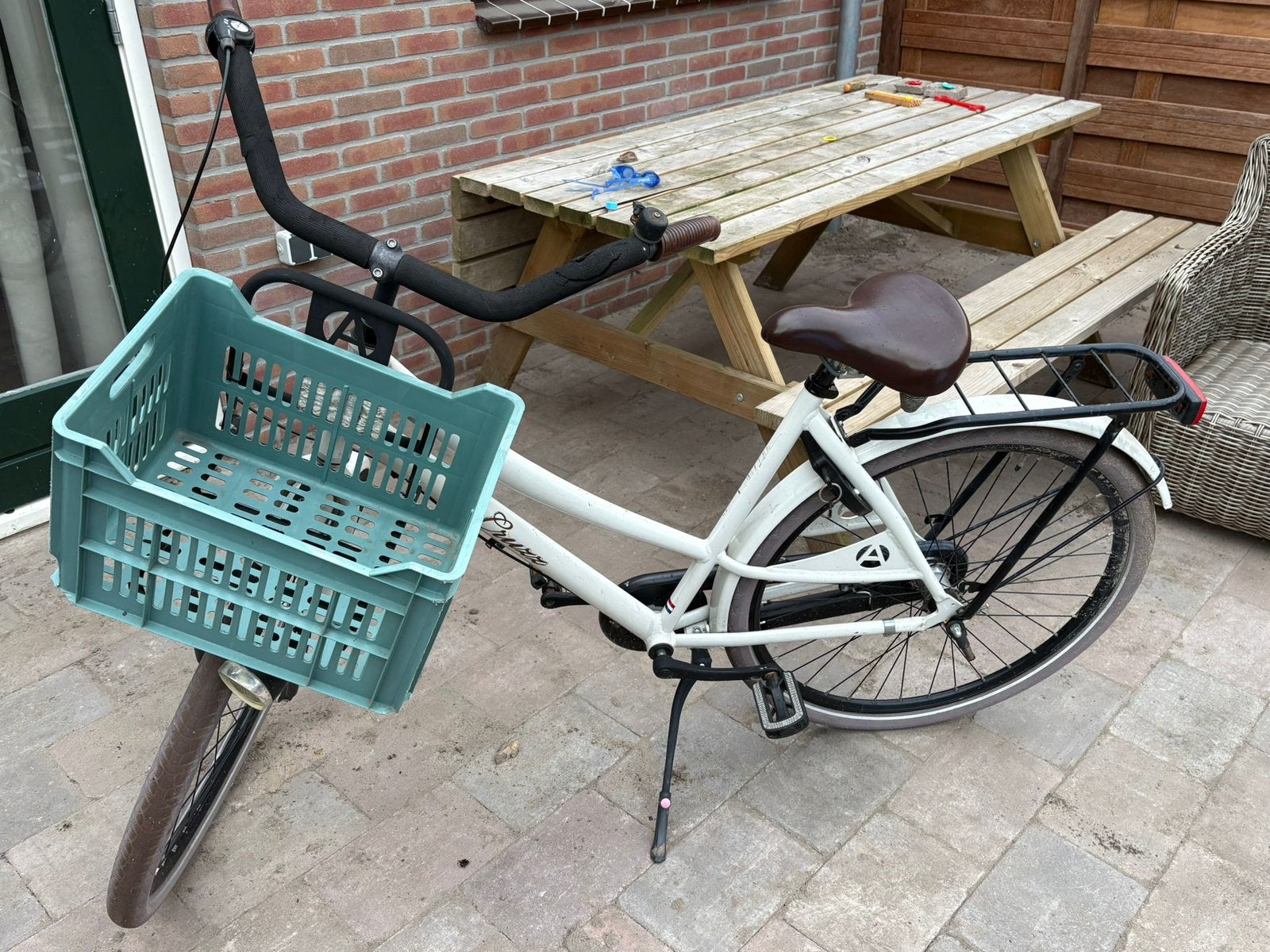 Leuke dames fiets, Terugtraprem, Ophalen, Overige merken, 1 kind