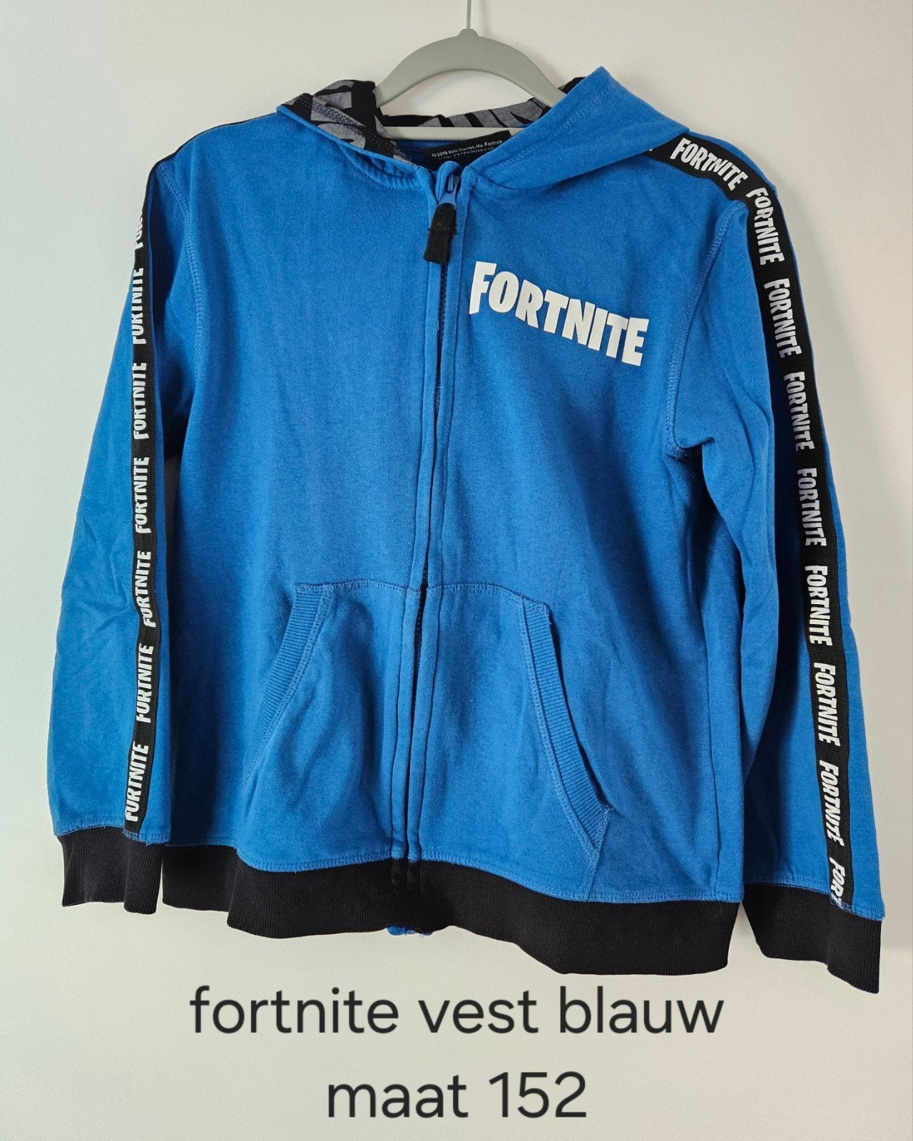 fortnite vest blauw maat 152, Trui of Vest, Zo goed als nieuw, Jongen, Fortnite