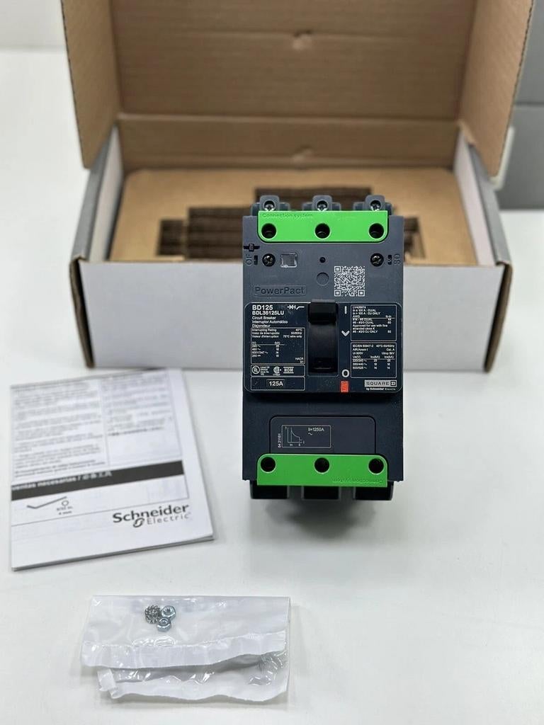 3x Schneider Electric BDL36125 LU circuit breaker, Ophalen
