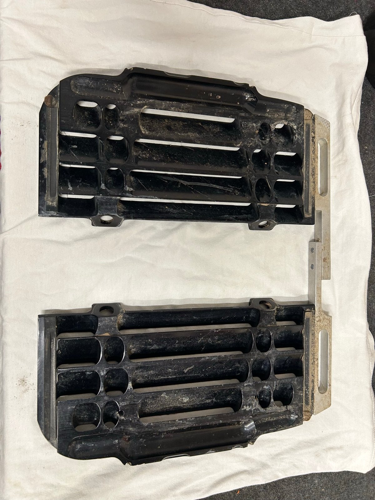 KTM 2016-2020 aluminium louvres voor radiator bescherming, Motoren, Ophalen of Verzenden, Gebruikt