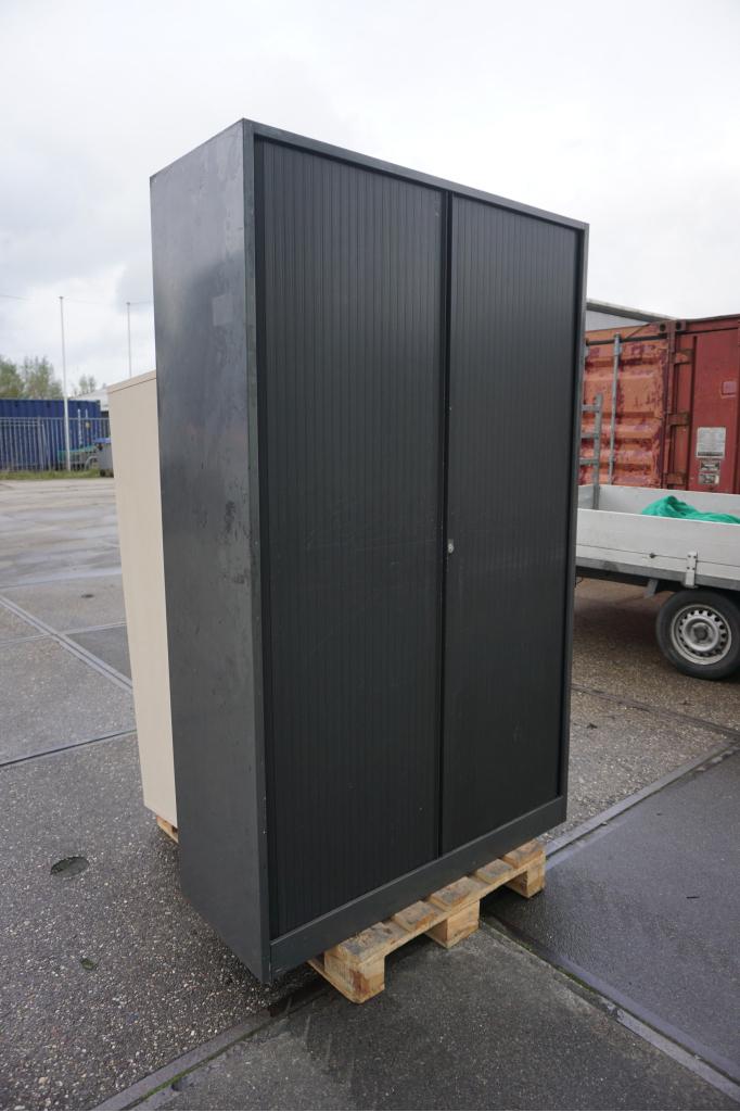 Ahrend archiefkast roldeurkast gereedschapskast garagekast, Niet ingevuld, Gebruikt, 100 tot 150 cm, Niet ingevuld