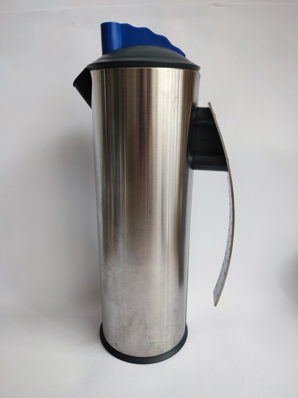 ZACK Thermos thermoskan  RVS met blauwe accenten, Zilver, Ophalen of Verzenden, Metaal, Overige merken