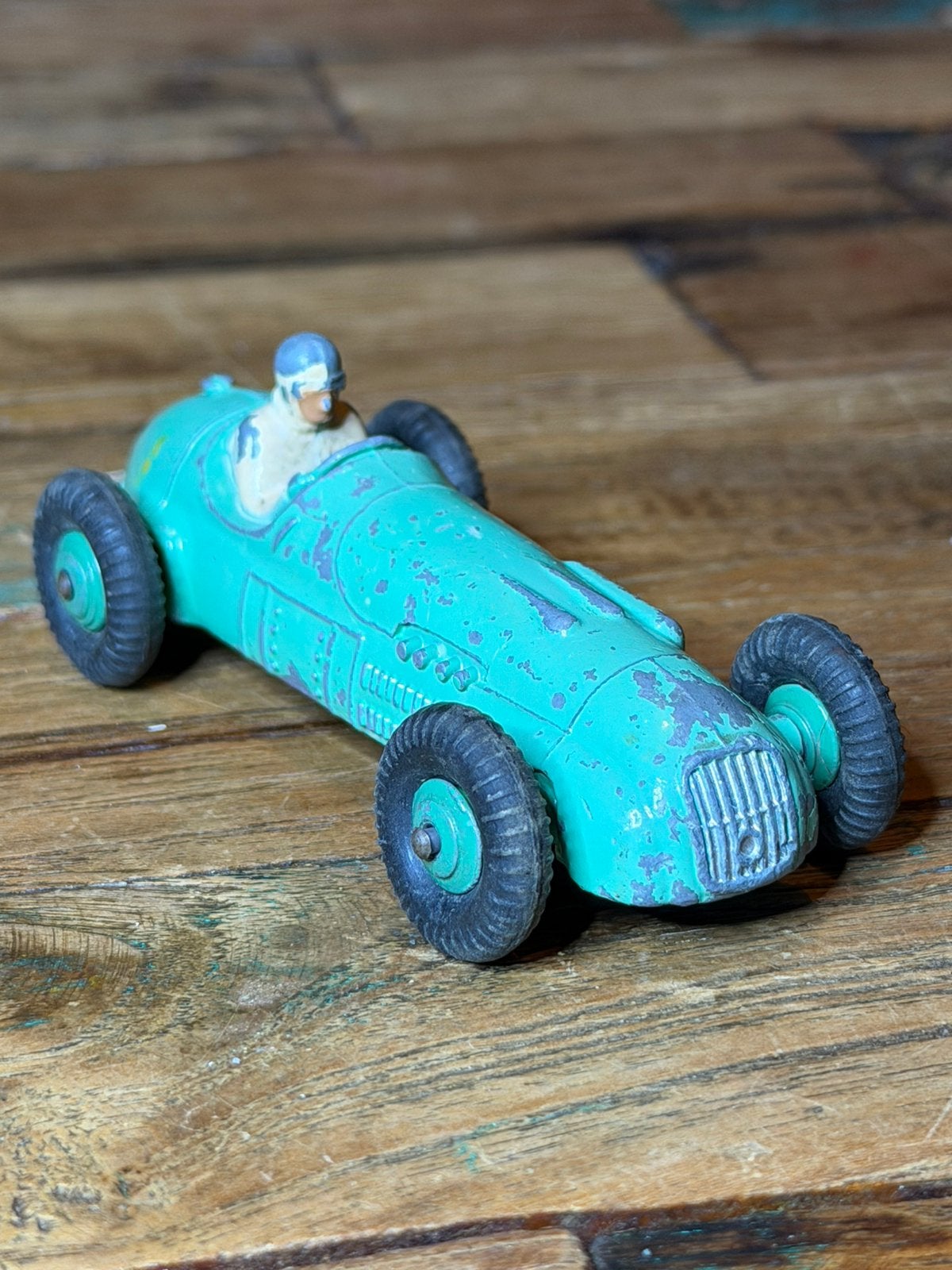 Dinky Toys 23J H.W.M. – groene racer uit de jaren 50, Ophalen, Gebruikt, Auto, Dinky Toys