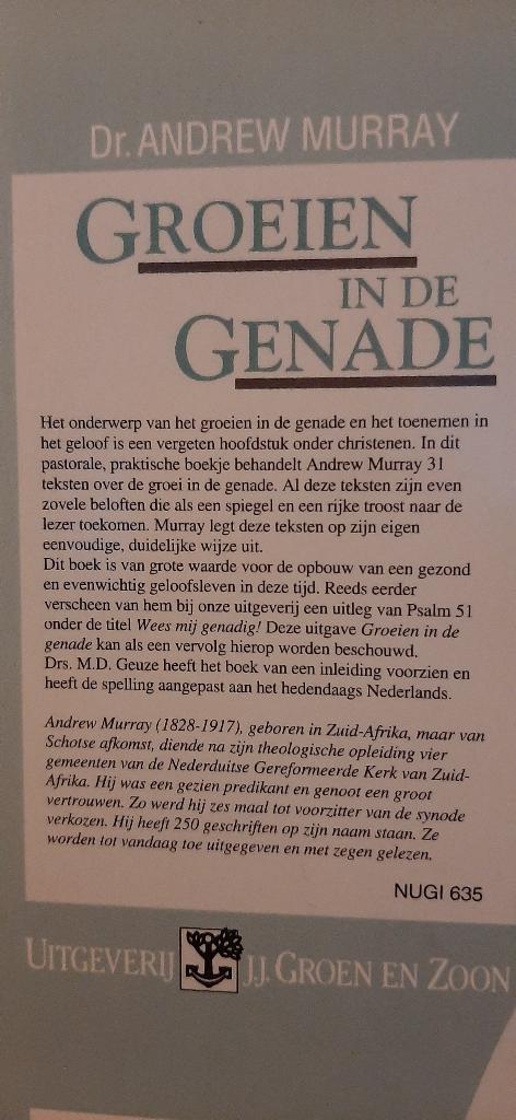 2 boeken van Andrew Murray, Boeken, Godsdienst en Theologie, Ophalen of Verzenden, Zo goed als nieuw, Christendom | Protestants