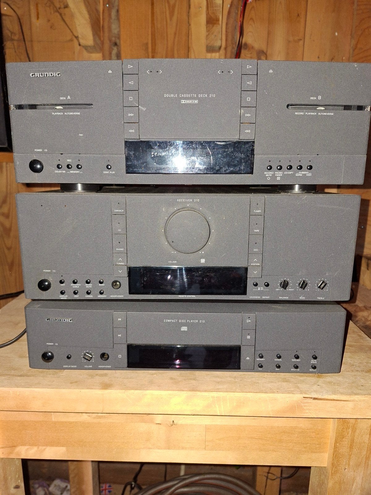 Grundig set, Gebruikt, Losse componenten, Cassettedeck, Ophalen