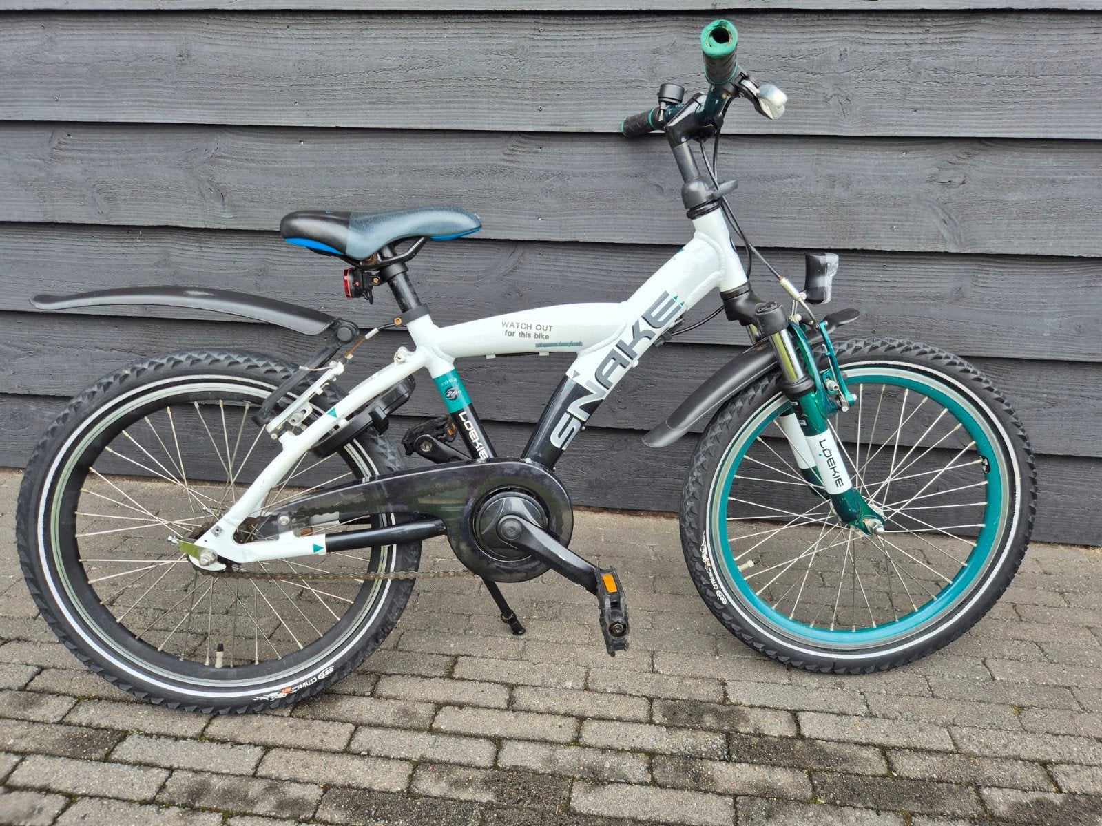 Loekie Snake Kinderfiets 20 inch, Fietsen en Brommers, Fietsen | Jongens, Ophalen, Terugtraprem, Gebruikt, Loekie