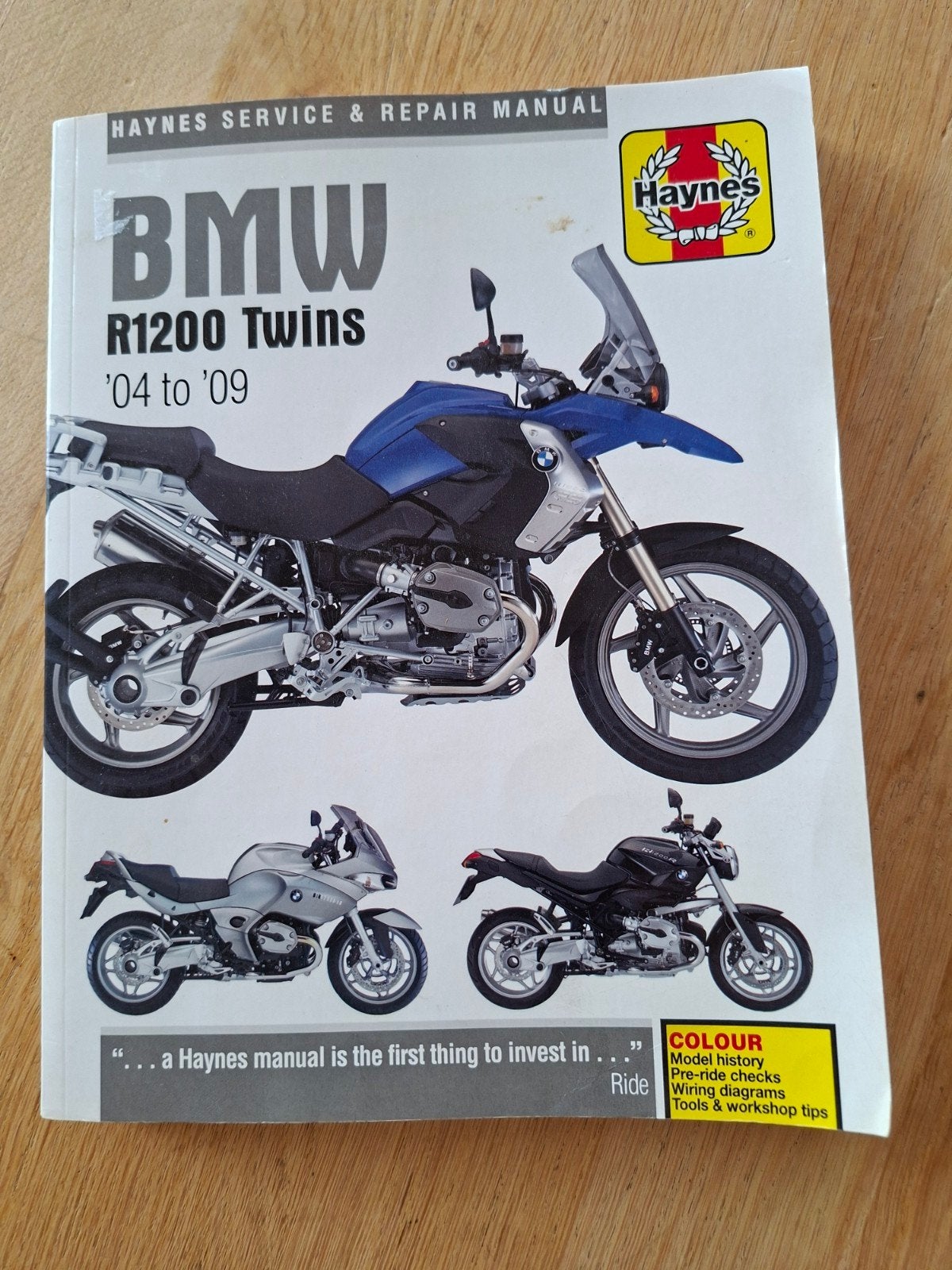 Haynes Service & Repair Manual BMW R1200 Twins '04-'09, Ophalen of Verzenden