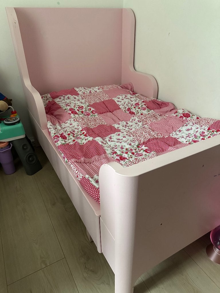 IKEA meegroeibed peuterbed, 85 tot 100 cm, Gebruikt, 180 cm of meer, Ophalen