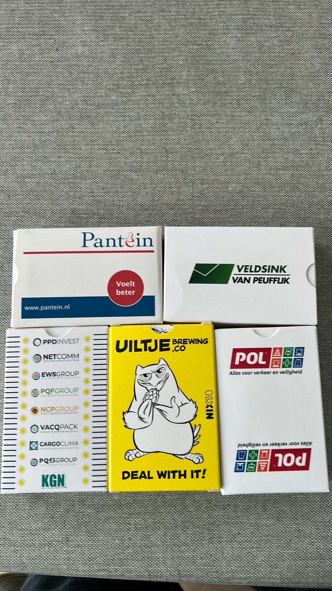 5 stokken kaarten, Ophalen of Verzenden, Zo goed als nieuw