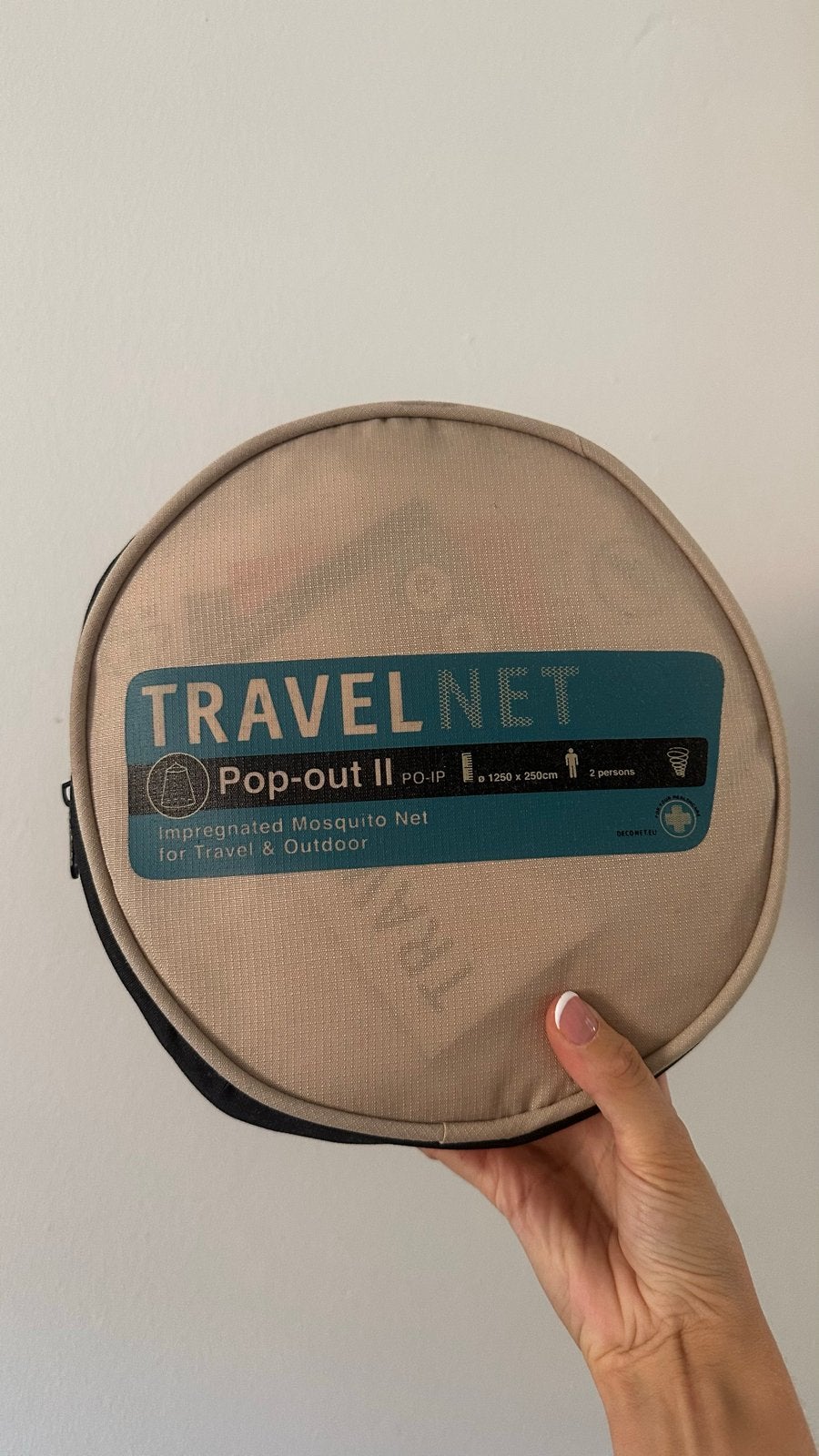 TRAVELNET Pop-out II Klamboe voor 2 personen, Ophalen of Verzenden, Zo goed als nieuw