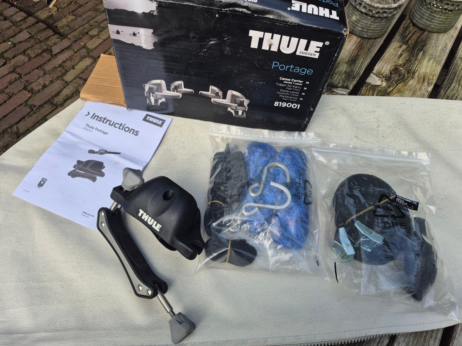 Thule Portage 819001 kano/kajakdrager - Zo goed als nieuw, Ophalen of Verzenden, Zo goed als nieuw