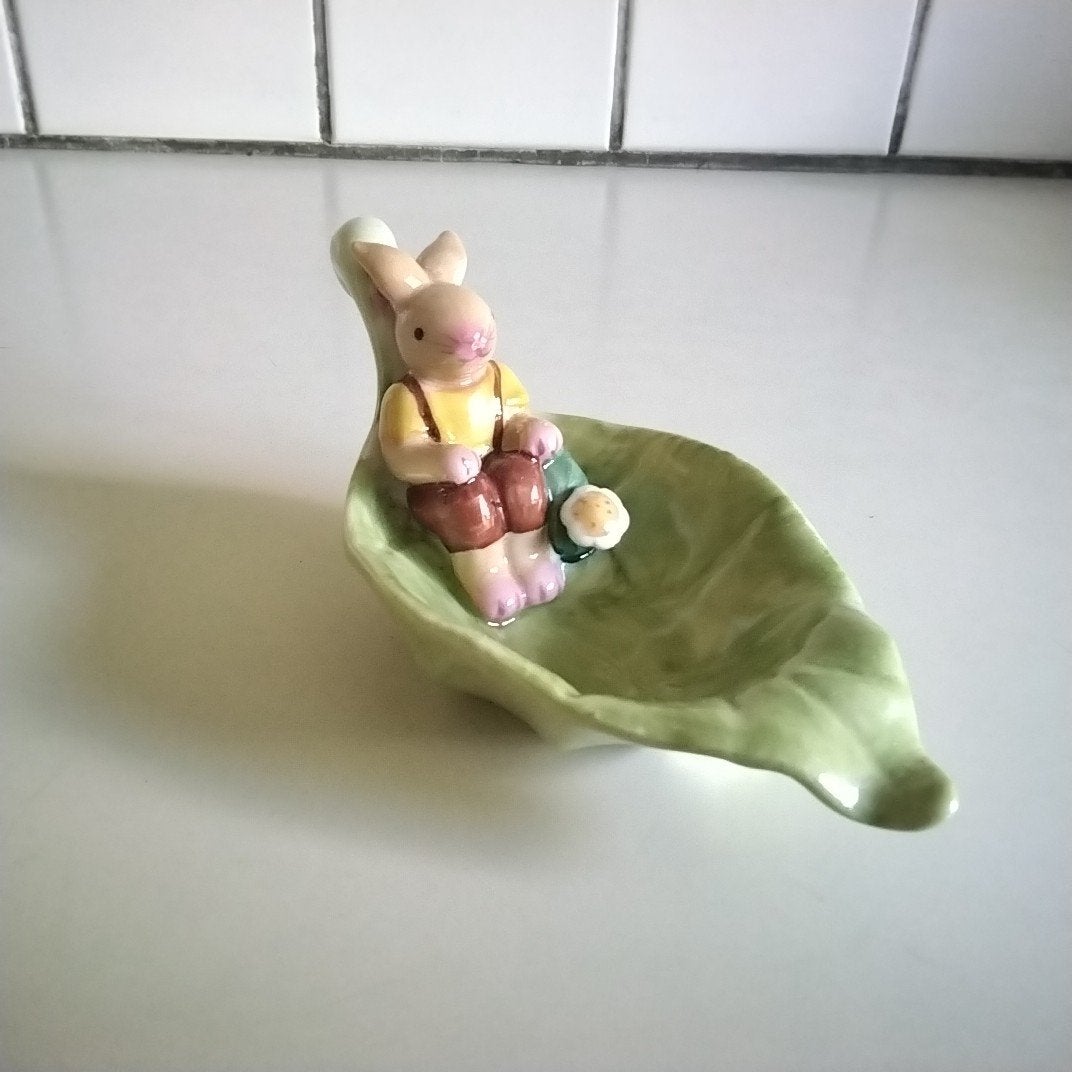 villeroy  & boch bunny family leaf bowl"spring awakening", Ophalen of Verzenden