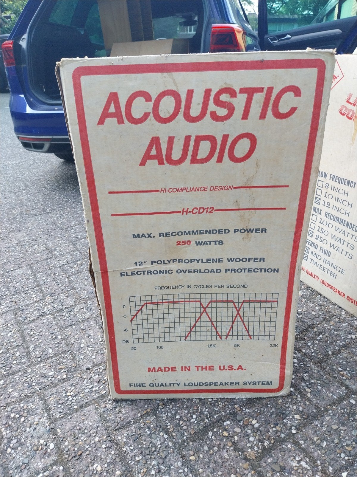 Acoustic Audio H-CD12 Luidsprekers - 250 Watt, Vloerstaande luidspreker, Gebruikt, Ophalen, 150 watt of meer