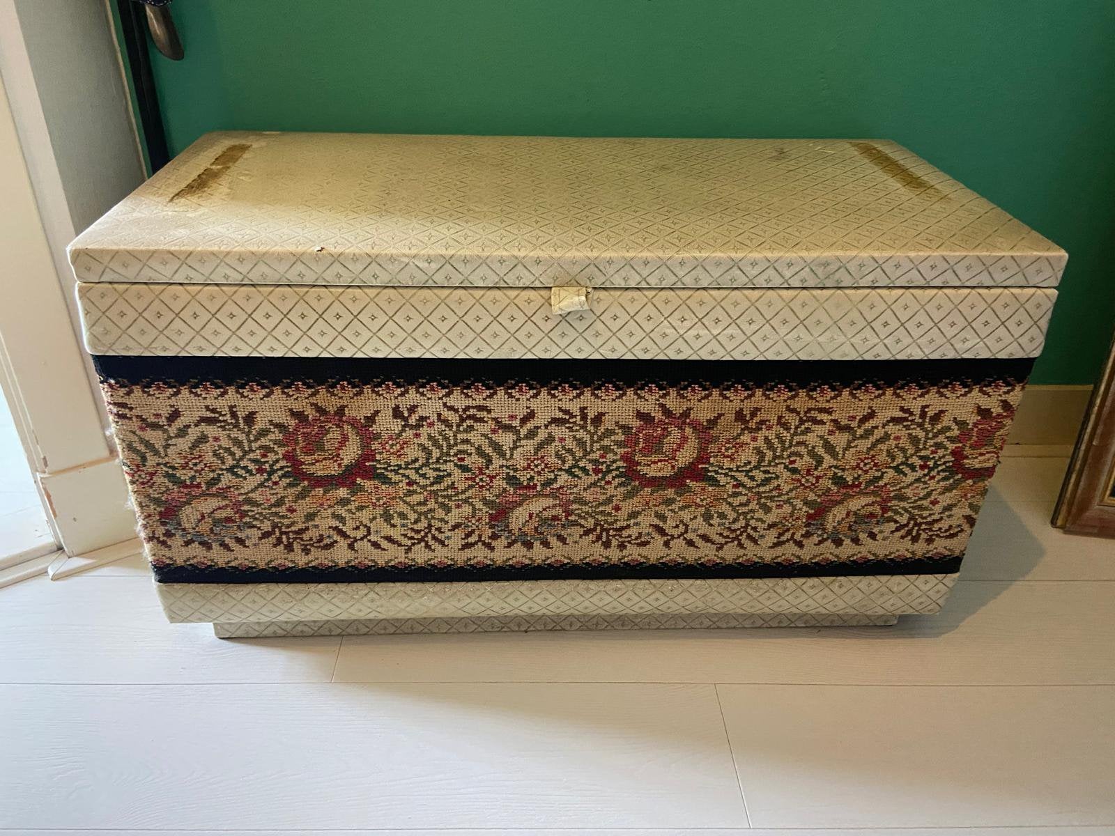 Vintage dekenkist, Huis en Inrichting, Ophalen, 50 – 75, Gebruikt, 100 tot 150 cm