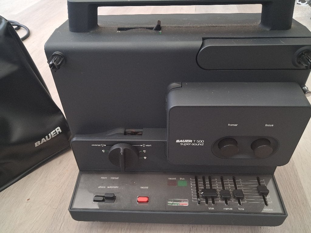 Bauer T500 filmprojector Super 8, Ophalen, Bauer, Overige resoluties, Gebruikt